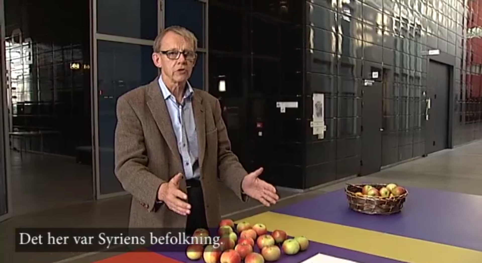 Invandring, Syrien, Hans Rosling, Professor, äpplen